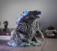 GODZILLA LAMP 3D model