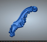 3d cnc file for sofa leg 3D model