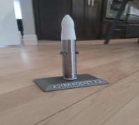 Astra Rocket 3.3 Model 3D model