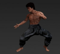 Bruce Lee 3D model