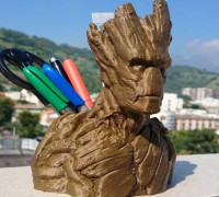 Groot Pen Holder 3D model