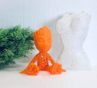 Groot voronoi 3D model