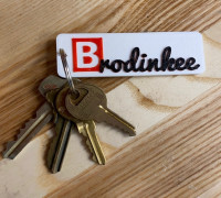 Brodinkee Keychain 3D model