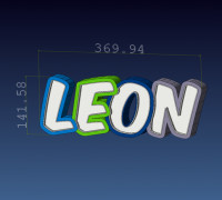 LEON LED 3D model
