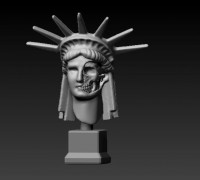 liberty art 3D model