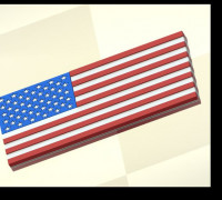 US Flag 3D model