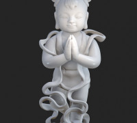 bronze statue 3D model
