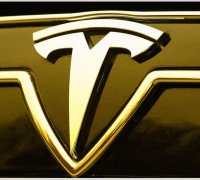TESLA 3D LOGO 3D model