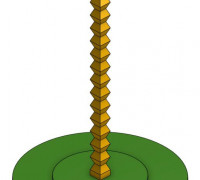 Endless Column 3D model