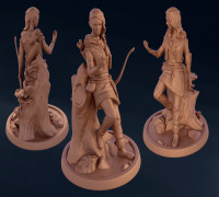 Tribal Spellcaster - Tabletop Miniature 3D model
