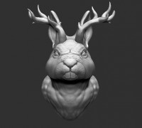 Jacklope 3D model