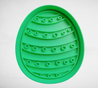 egg with dots 3D model