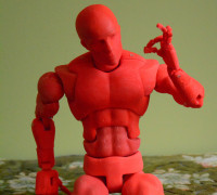 Open Source Action Figure with 70 Points of Articulation (aka Dexter) 3D model