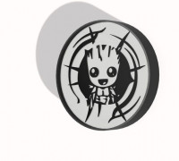 Baby GROOT lamp 3D model