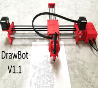 Drawing Robot - Arduino Uno + CNC Shield + GRBL 3D model
