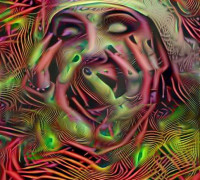 The horror 3D model