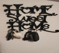 Wall key holder 3D model