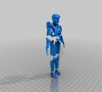 Printing Video Game Armor 3D model