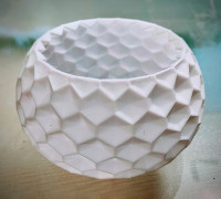Geodesic planter 3D model
