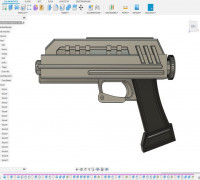 Clone Trooper Blaster Pistol DC17 3D model