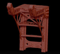 Ukulele wall mount 3D model