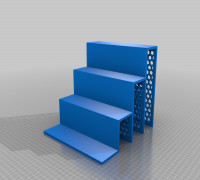 Display shelf 3D model