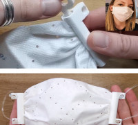 Reusable face mask frame holder / Reusable face mask frames 3D model
