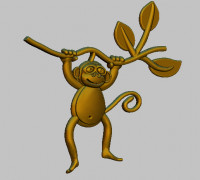 monkey 3D model