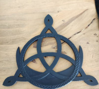 Triquetra moon 3D model