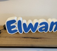 Led Lamp Name Elwan 3D model