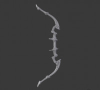 weapon pack sword dagger bow 3D model