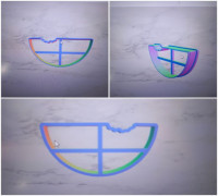 Half Slice Watermelon cookie cutters 3D model