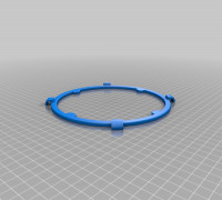 Bowens Reflector Magnetic Diffuser Holder 3D model