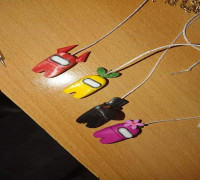 Among Us Keychain 3D model