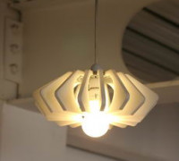 Wave Lamp Shade 3D model