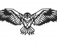 EAGLE WALL DECORATION 3D model