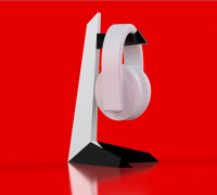 Tantō Headphone Stand 3D model