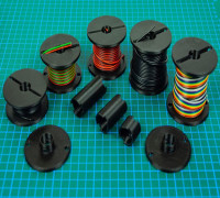 Modular Spool for Cables, Wires, Rope, String, Lace, etc. 3D model