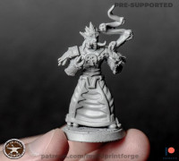 Tribe Troll Shadow Priest with Spell 3D model