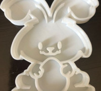 Rabbit dough cutter 3D model