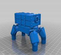Tabletoop chest-drone 3D model
