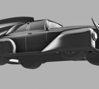 1940's Inspired Batmobile 3D model