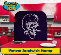 Venom (Comic) Sandwich Stamp 3D model