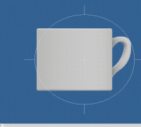 cute mug face 3D model