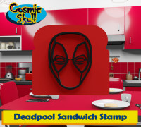 Deadpool Sandwich Stamp 3D model
