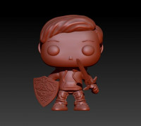 FUNKO POP BOY 3D model