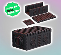 Shipping Container Building (Flatline City: Second Wave) 3D model
