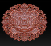 Decorative Ceiling Center - for CNC router 3D model
