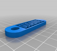 susanne keychain 3D model