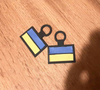 Flag pendant 3D model